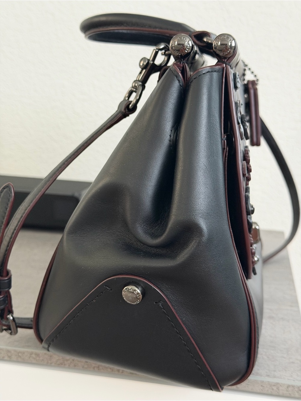 Coach Willow Floral Drifter Top Handle Satchel - Picture 12 of 14